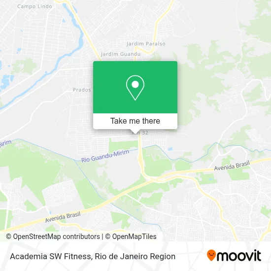 Academia SW Fitness map
