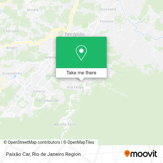 Paixão Car map