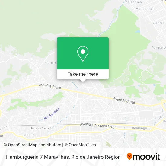 Hamburgueria 7 Maravilhas map
