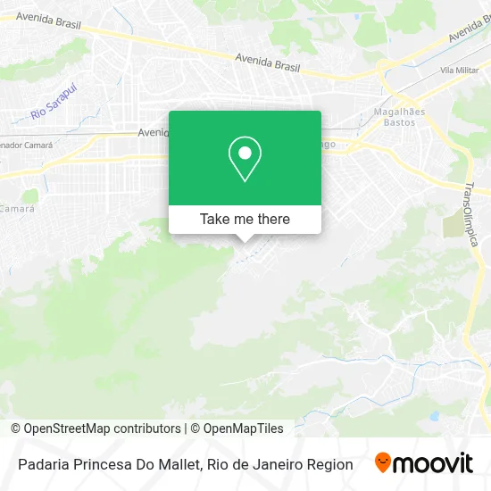 Padaria Princesa Do Mallet map