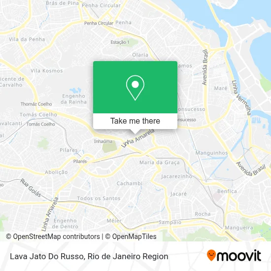 Lava Jato Do Russo map