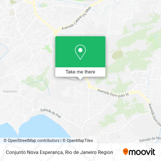 Conjunto Nova Esperança map