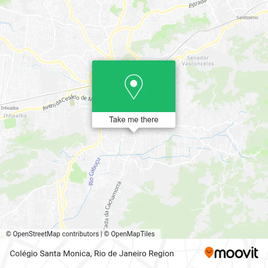 Colégio Santa Monica map