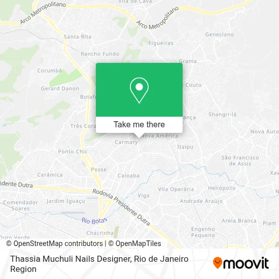 Thassia Muchuli Nails Designer map
