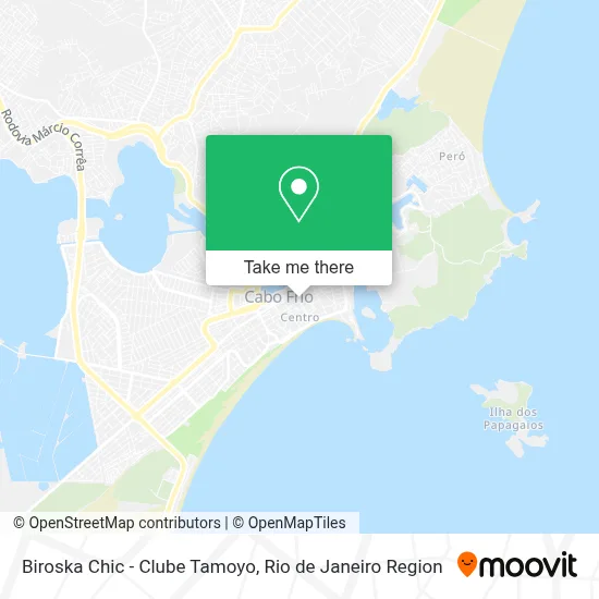 Biroska Chic - Clube Tamoyo map