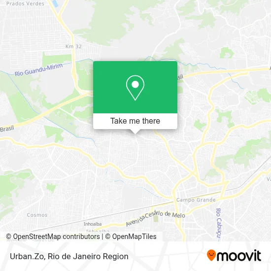 Urban.Zo map