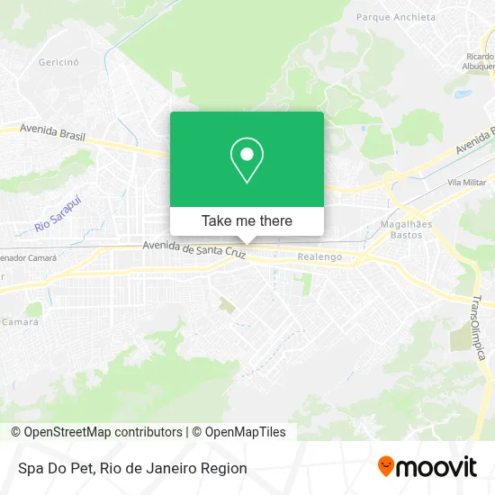 Spa Do Pet map