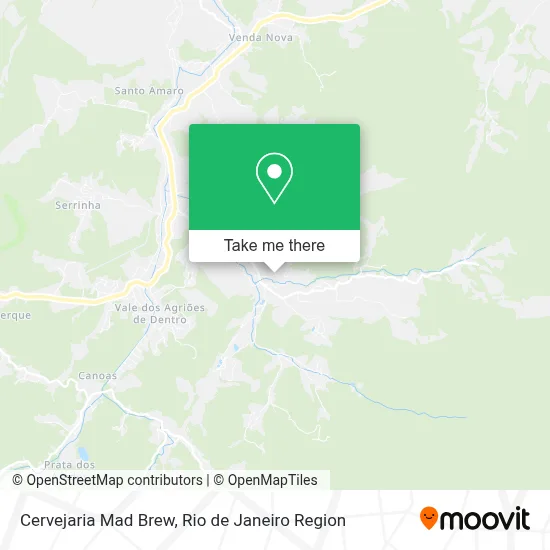 Cervejaria Mad Brew map