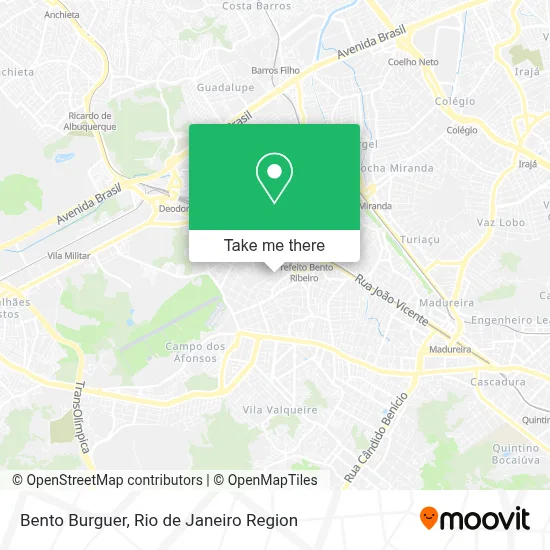 Bento Burguer map