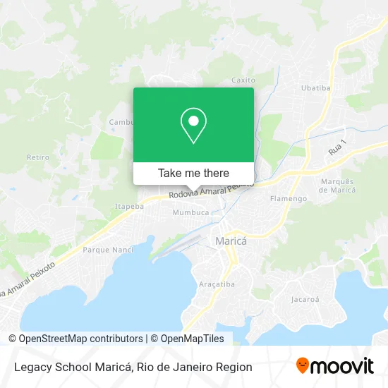 Legacy School Maricá map