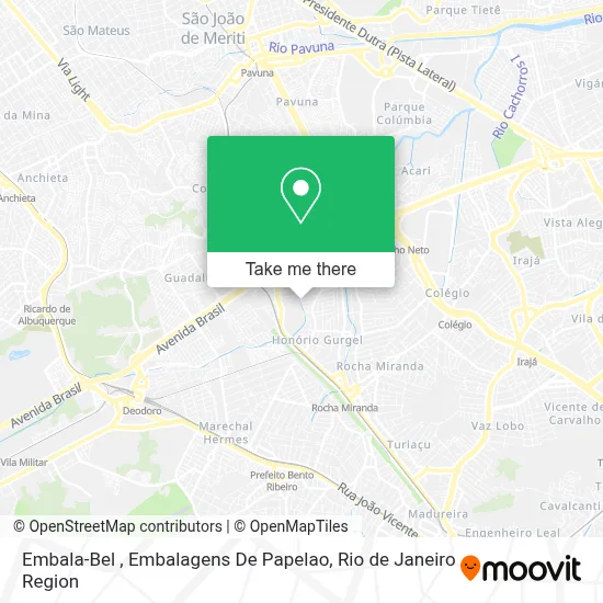 Embala-Bel , Embalagens De Papelao map