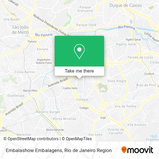 Embalashow Embalagens map