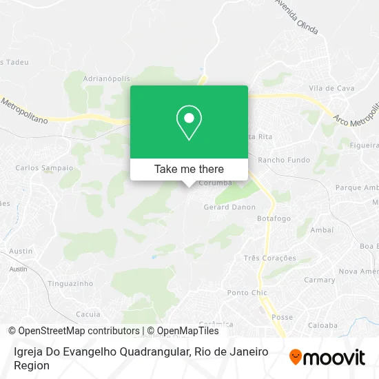 Igreja Do Evangelho Quadrangular map