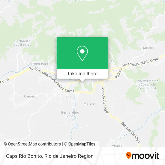 Caps Rio Bonito map