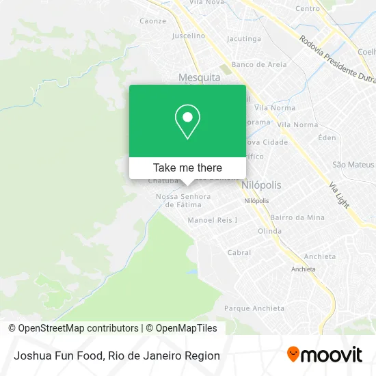 Joshua Fun Food map