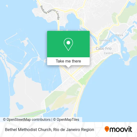 Bethel Methodist Church map