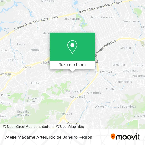Ateliê Madame Artes map