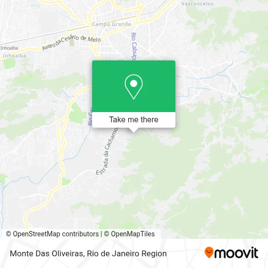 Monte Das Oliveiras map