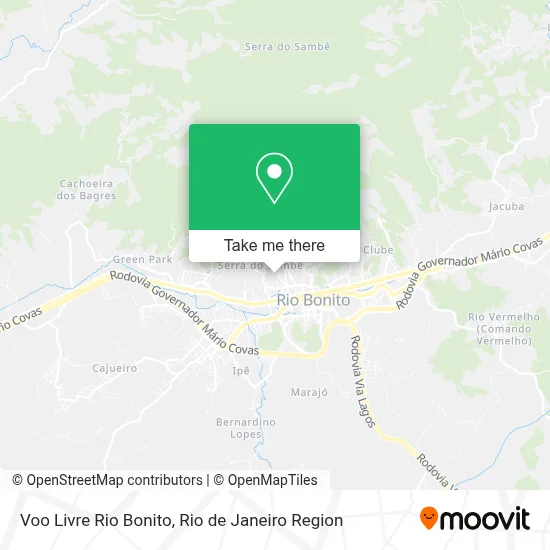 Voo Livre Rio Bonito map