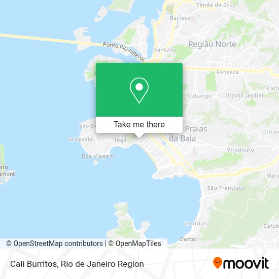 Cali Burritos map