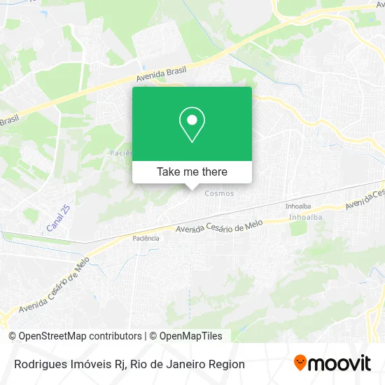 Rodrigues Imóveis Rj map