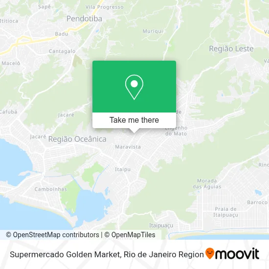 Supermercado Golden Market map