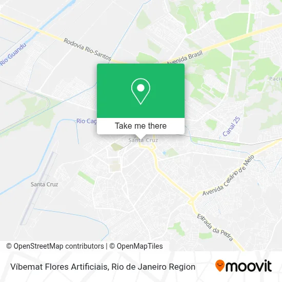 Víbemat Flores Artificiais map