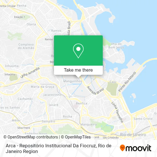 Arca - Repositório Institucional Da Fiocruz map