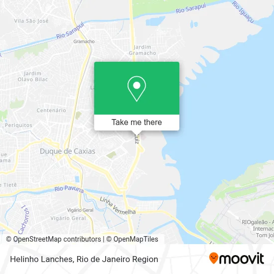 Helinho Lanches map