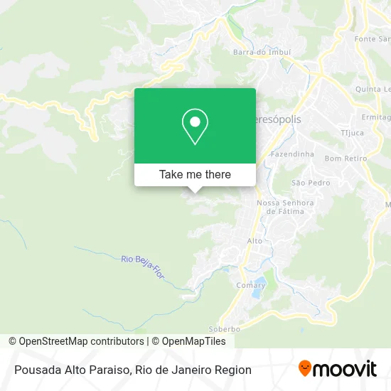 Pousada Alto Paraiso map