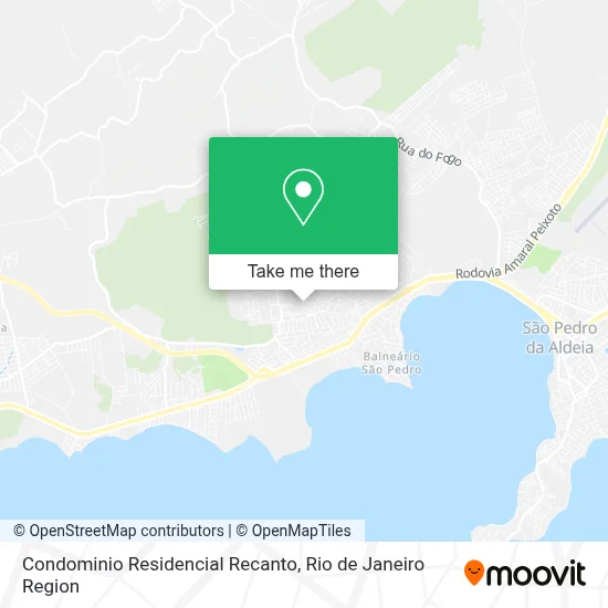 Condominio Residencial Recanto map