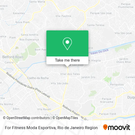 For Fitness Moda Esportiva map