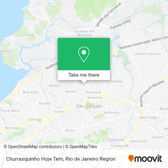 Churrasquinho Hoje Tem map