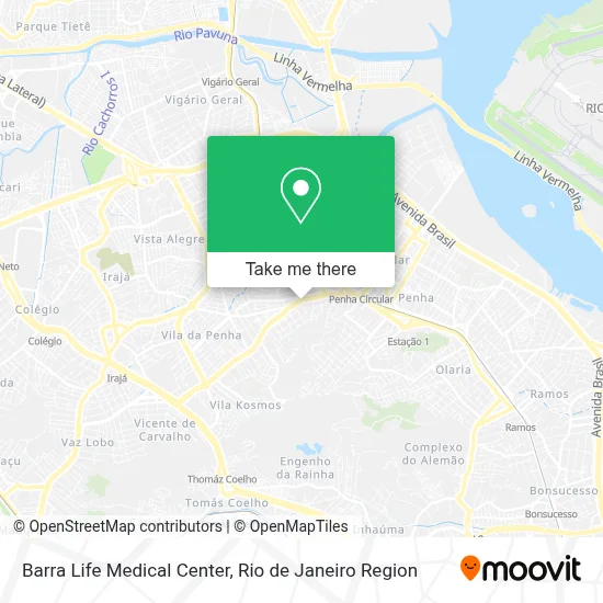 Barra Life Medical Center map
