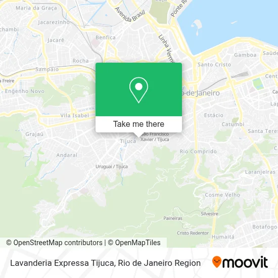 Lavanderia Expressa Tijuca map