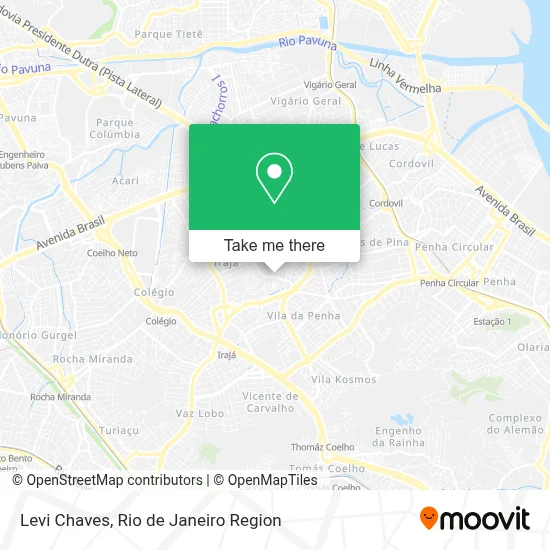 Levi Chaves map