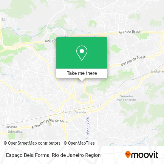 Espaço Bela Forma map