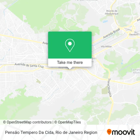 Pensão Tempero Da Cida map