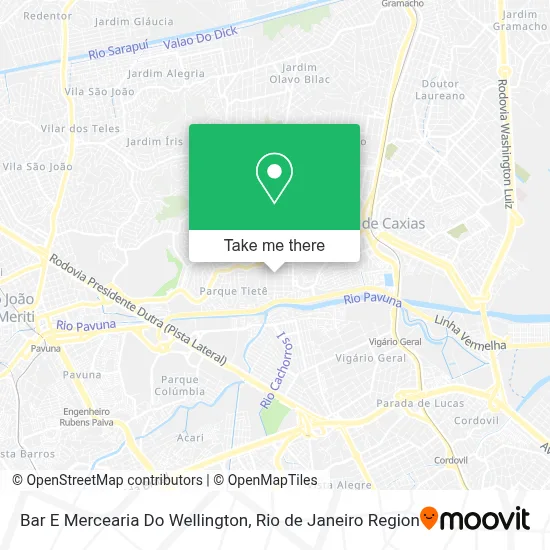 Bar E Mercearia Do Wellington map