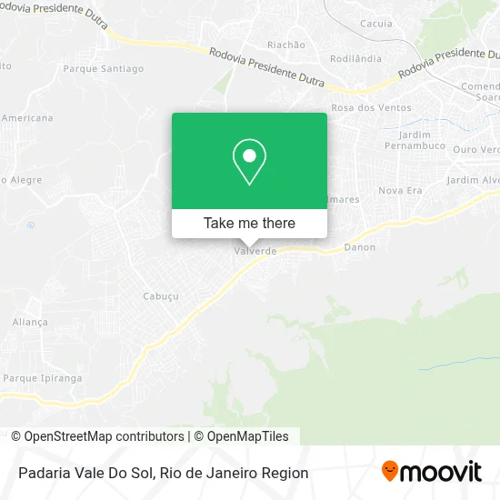 Padaria Vale Do Sol map