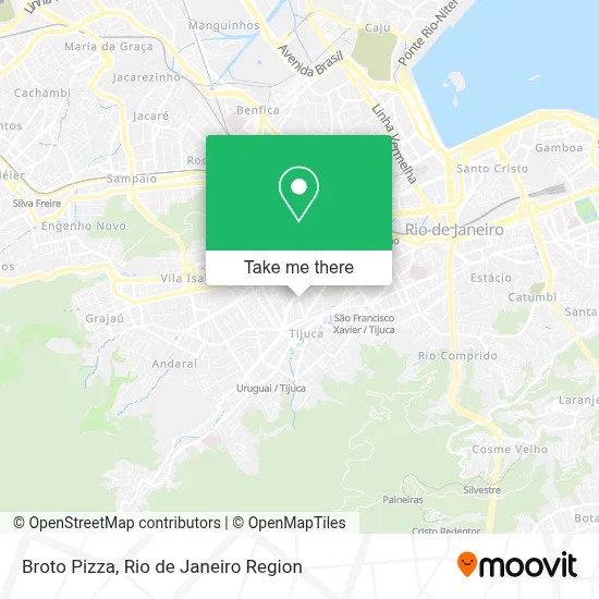Broto Pizza map