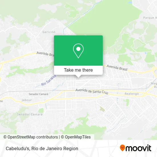 Cabeludu's map