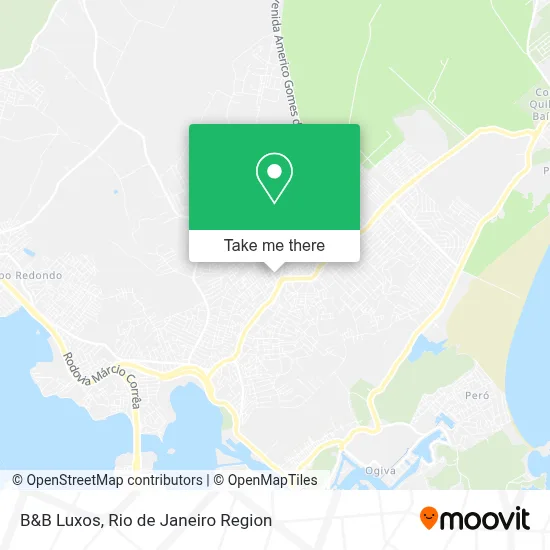 B&B Luxos map