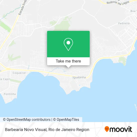 Barbearia Novo Visual map
