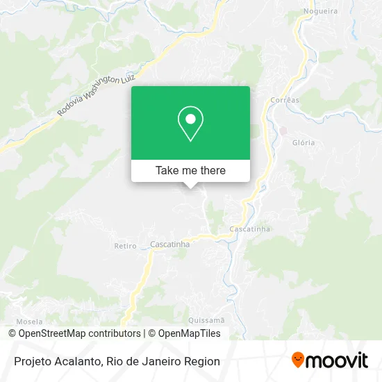 Projeto Acalanto map