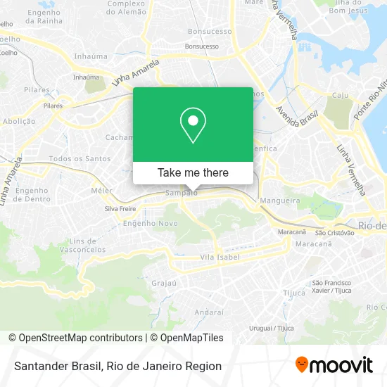 Santander Brasil map