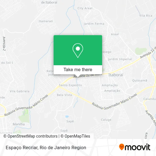 Espaço Recriar map