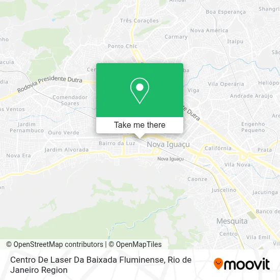 Centro De Laser Da Baixada Fluminense map