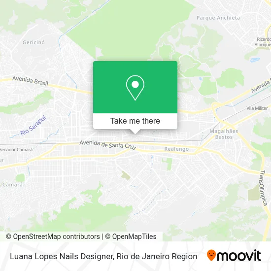 Luana Lopes Nails Designer map
