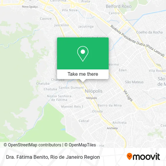 Dra. Fátima Benito map